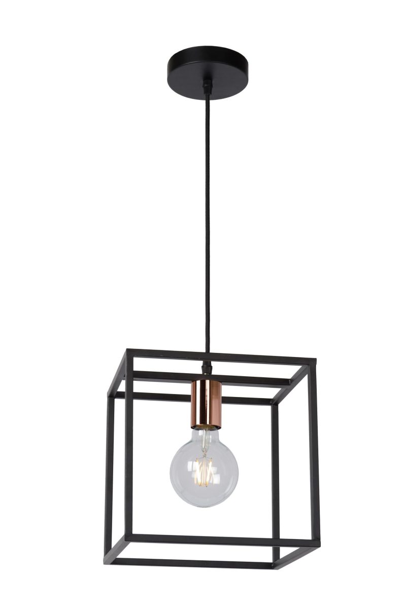 LUCIDE ARTHUR - Pendelleuchte - 1xE27 - Schwarz