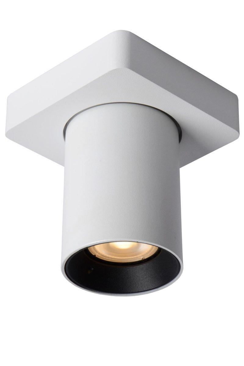 LUCIDE NIGEL - Faretto da Soffitto - LED Dim to warm - GU10 - 1x5W 2200K/3000K - Bianco