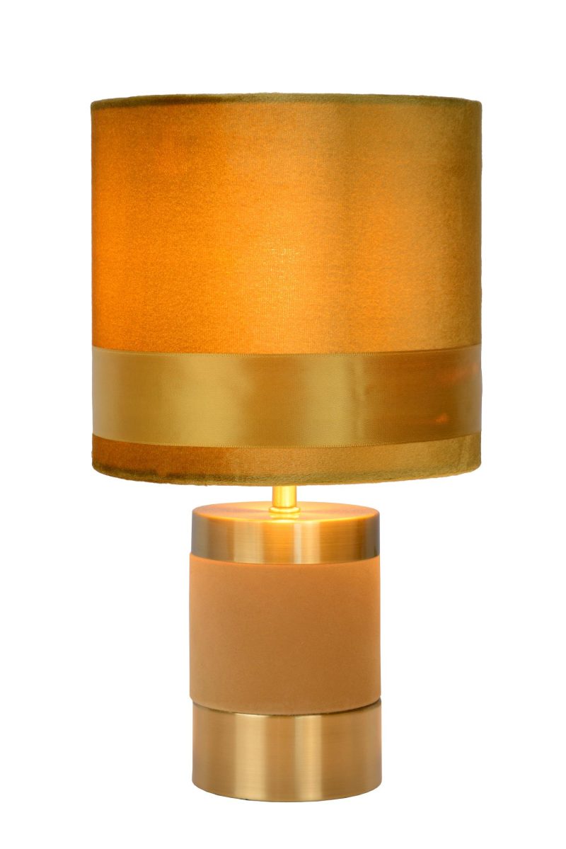 LUCIDE EXTRAVAGANZA FRIZZLE - Lampe de Table - Ø 18 cm - 1xE14 - Jaune