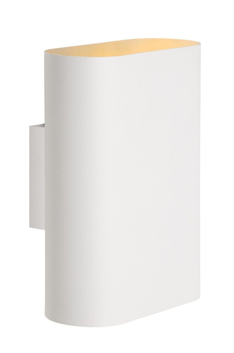 LUCIDE OVALIS - Wandlamp - 2xE14 - Wit