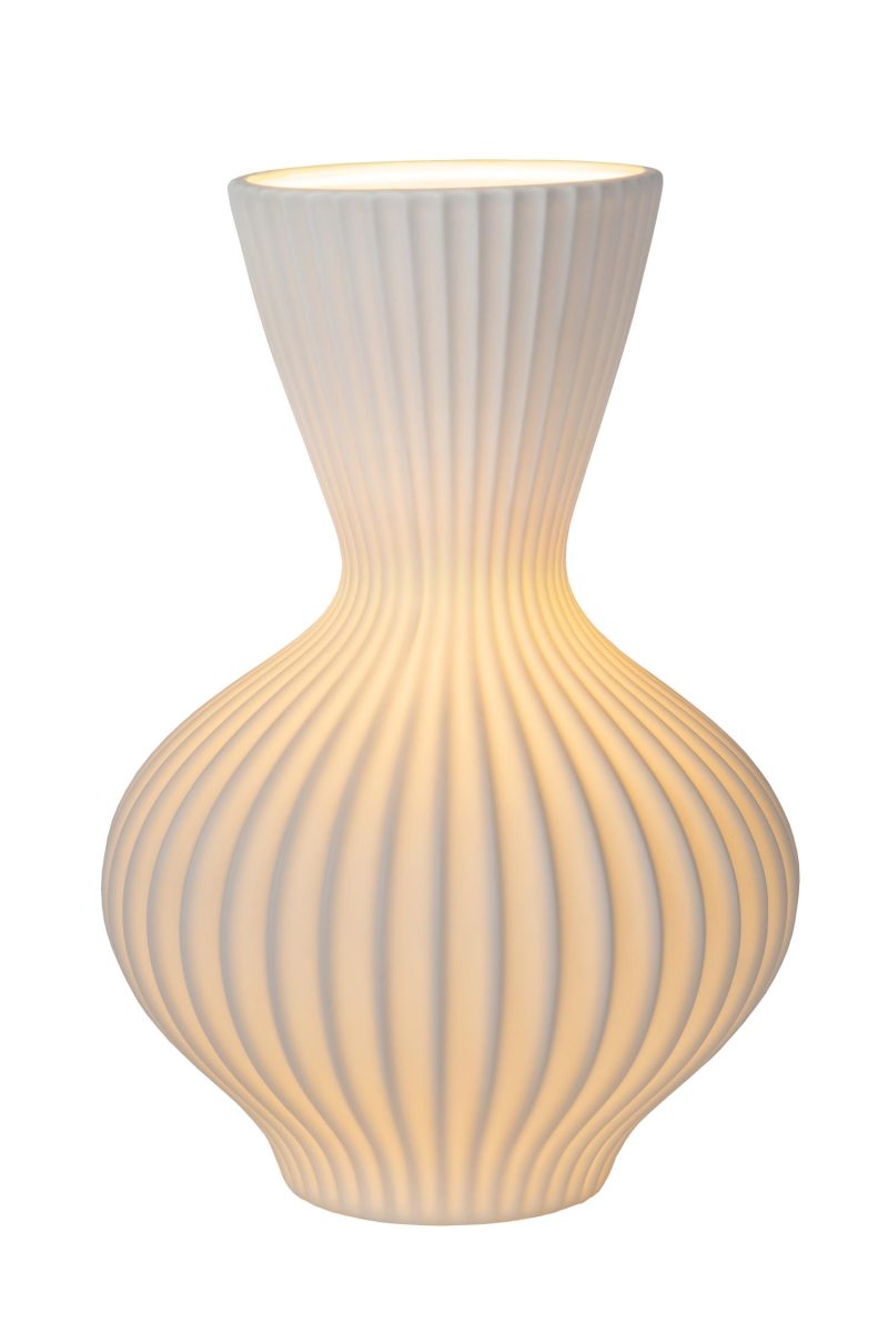 LUCIDE MOMORO - Table Lamp - 1xE14 - White