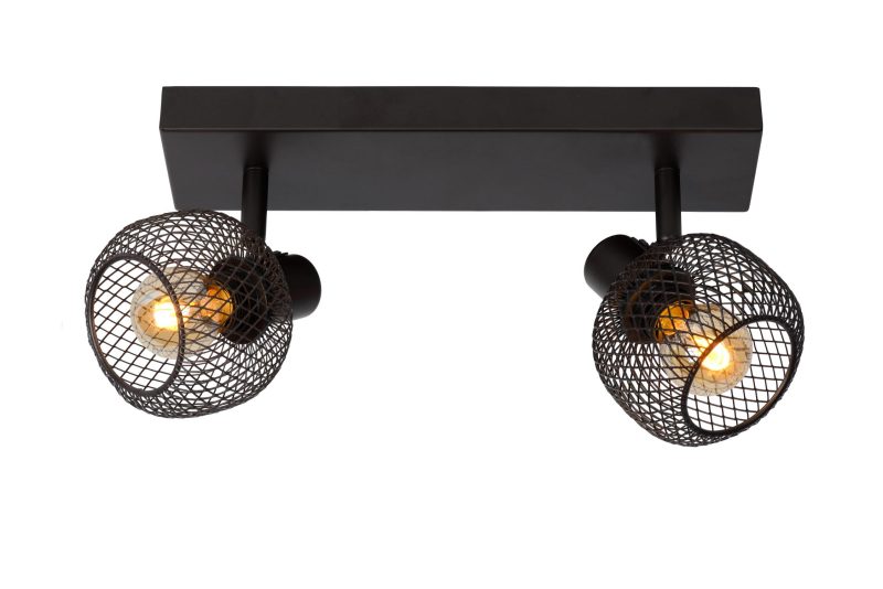 LUCIDE MAREN - Ceiling Spot - 2xE14 - Black