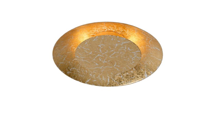 LUCIDE FOSKAL - Lampada da Soffitto - Ø 21,5 cm - LED - 1x6W 2700K - Ottone