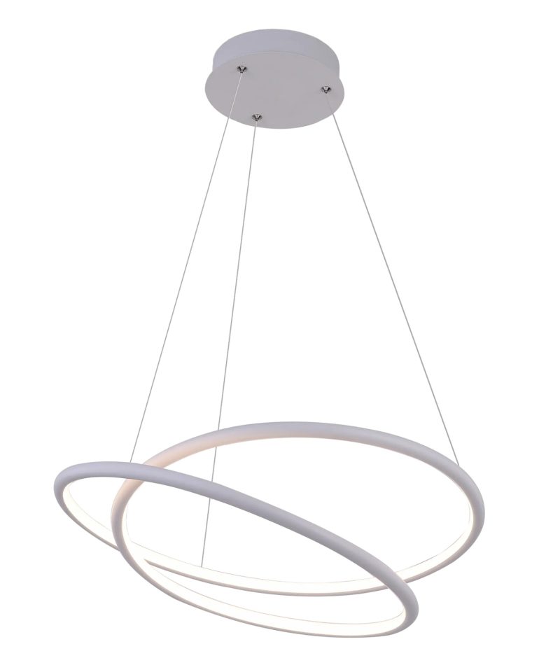 Fantasia Boa lampada LED a sospensione bianca, Ø52,5 cm, 47W dimmerabile 3000K