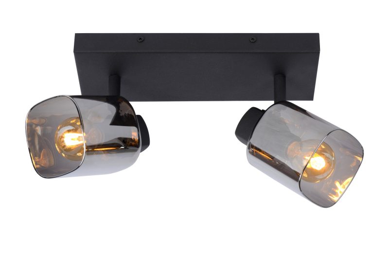 LUCIDE ALION - Faretto da Soffitto - 2xE14 - Nero