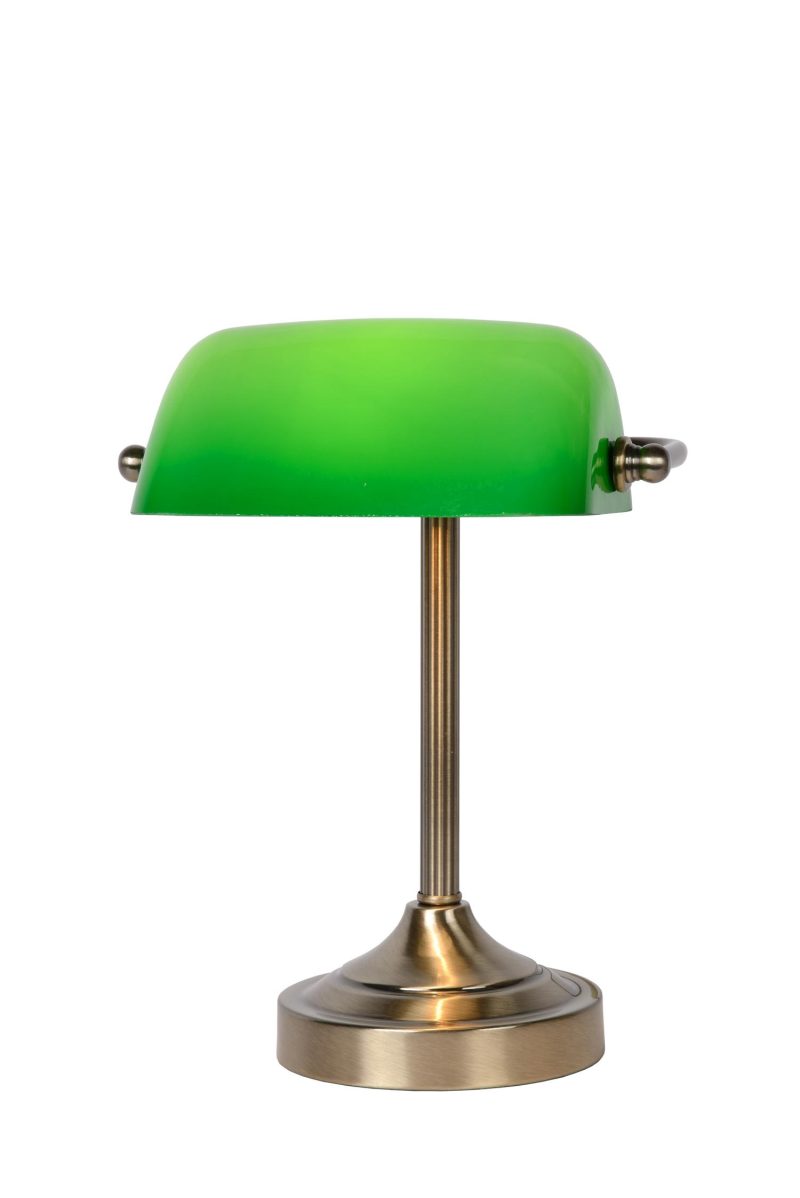 LUCIDE BANKER - Lampada da Scrivania - 1xE14 - Bronzo