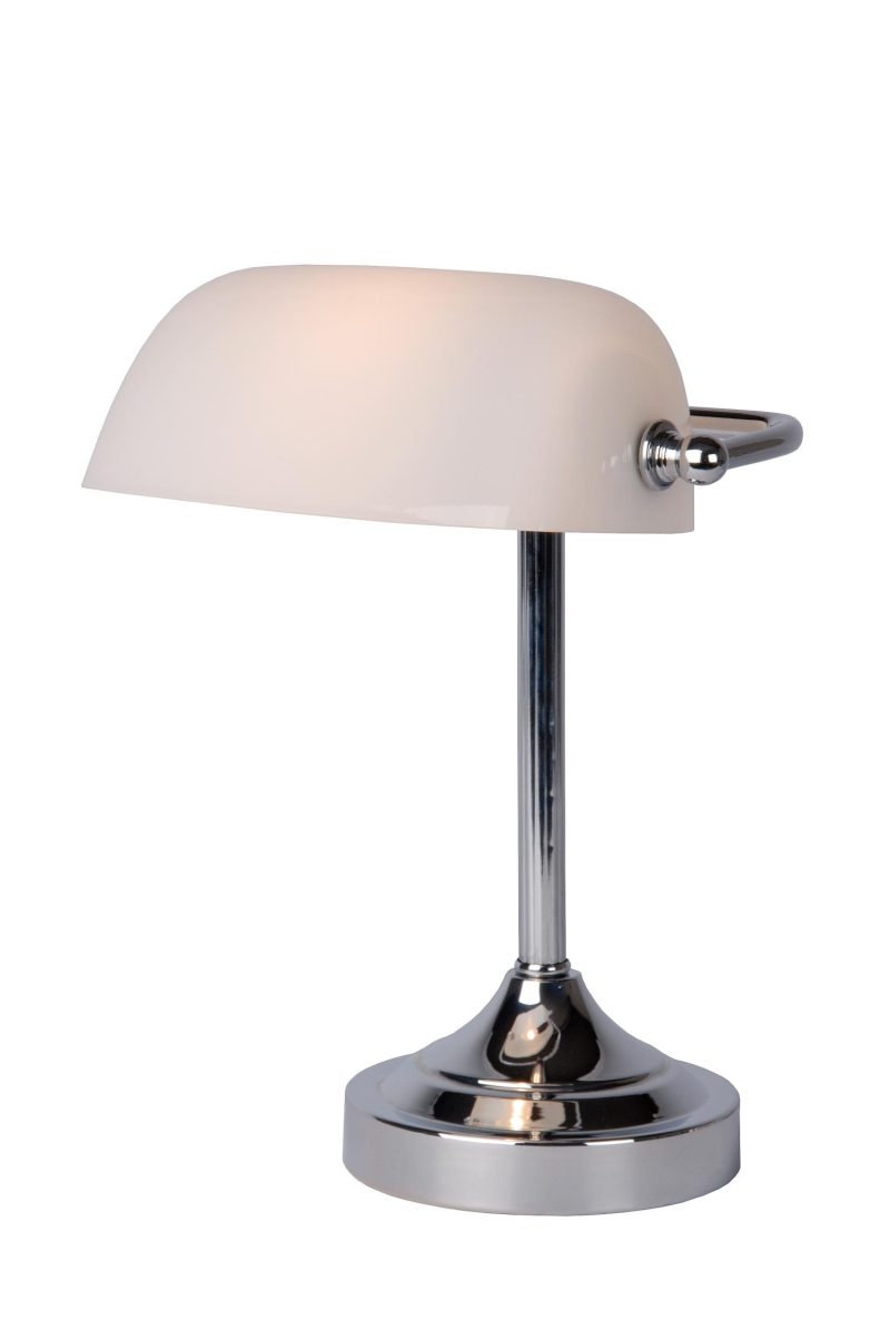 LUCIDE BANKER - Bureaulamp - 1xE14 - Chroom