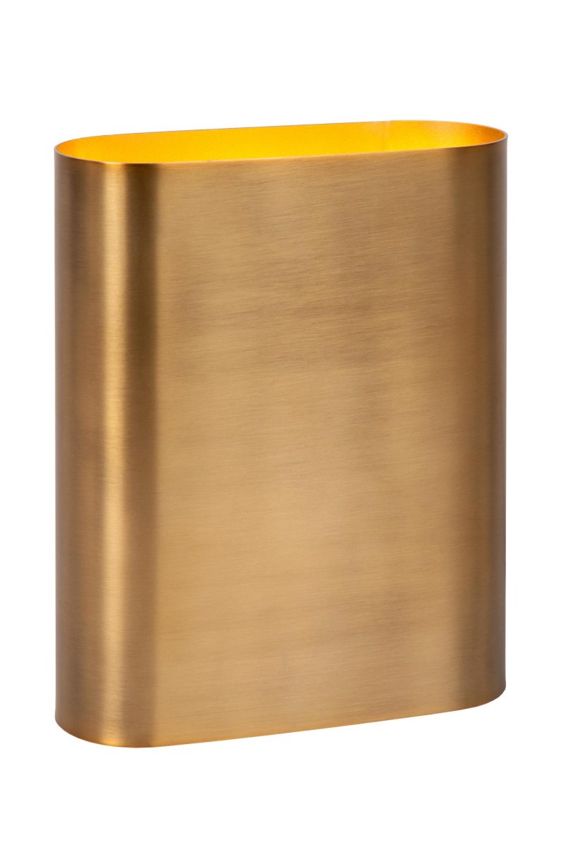 LUCIDE OVALIS - Wandlamp - 2xE14 - Mat Goud / Messing