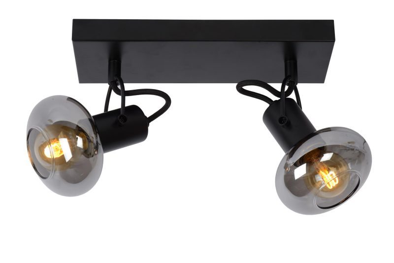 LUCIDE MADEE - Faretto da Soffitto - 2xE14 - Nero