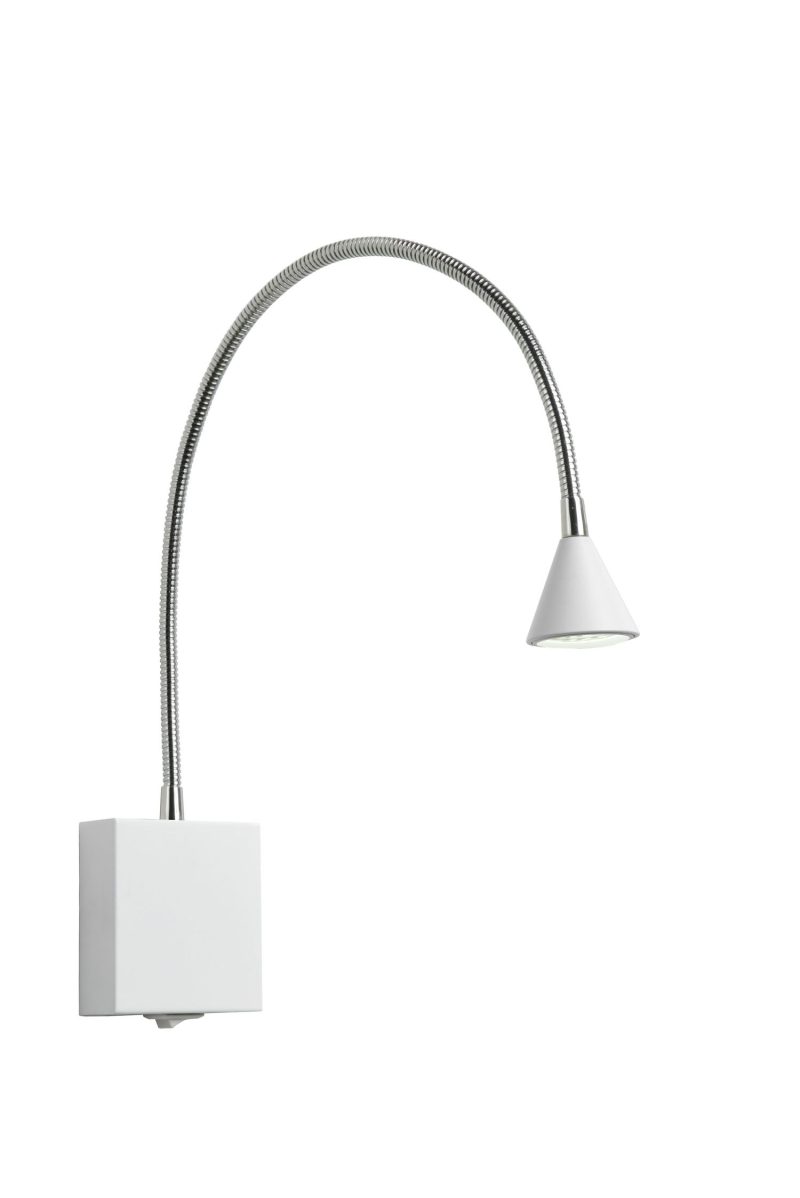 LUCIDE BUDDY - Bedlamp - LED - 1x4W 4000K - Wit