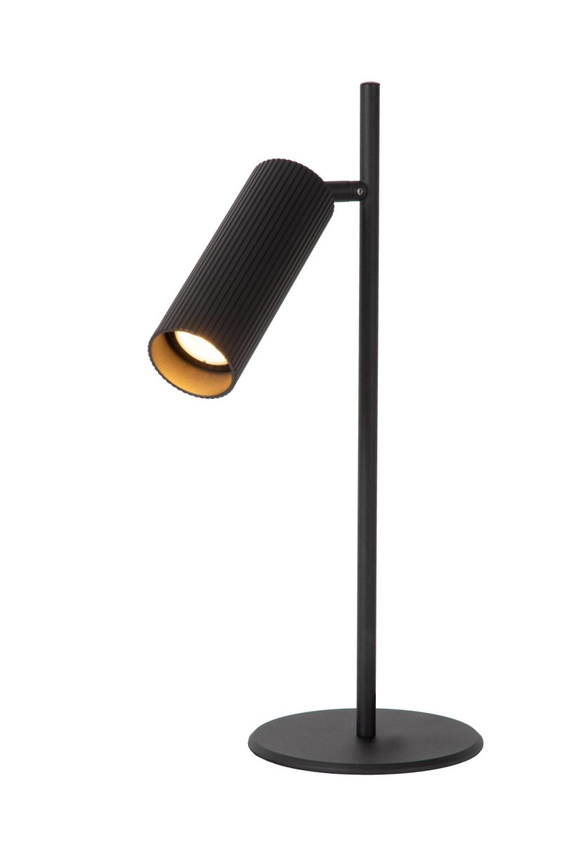 LUCIDE CLUBS - Lampe de Table - 1xGU10 - Noir