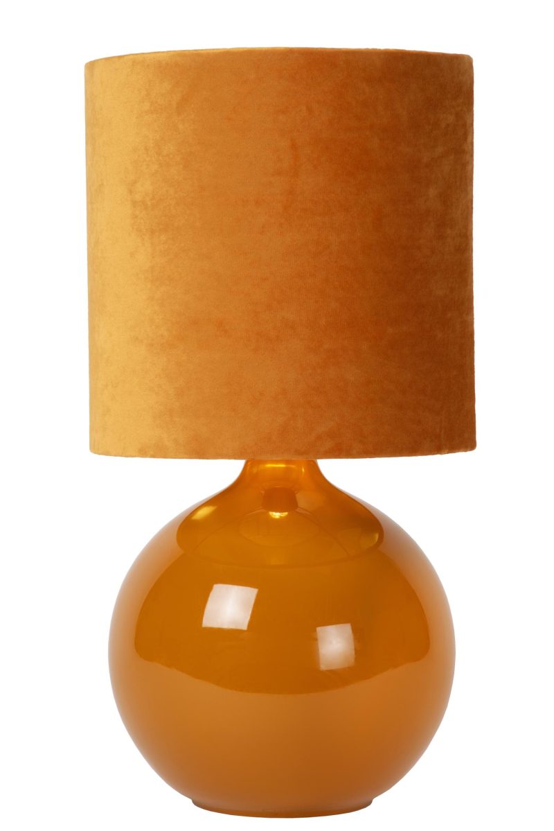 LUCIDE ESTERAD - Lámpara de Mesa - 1xE14 - Amarillo Mostaza