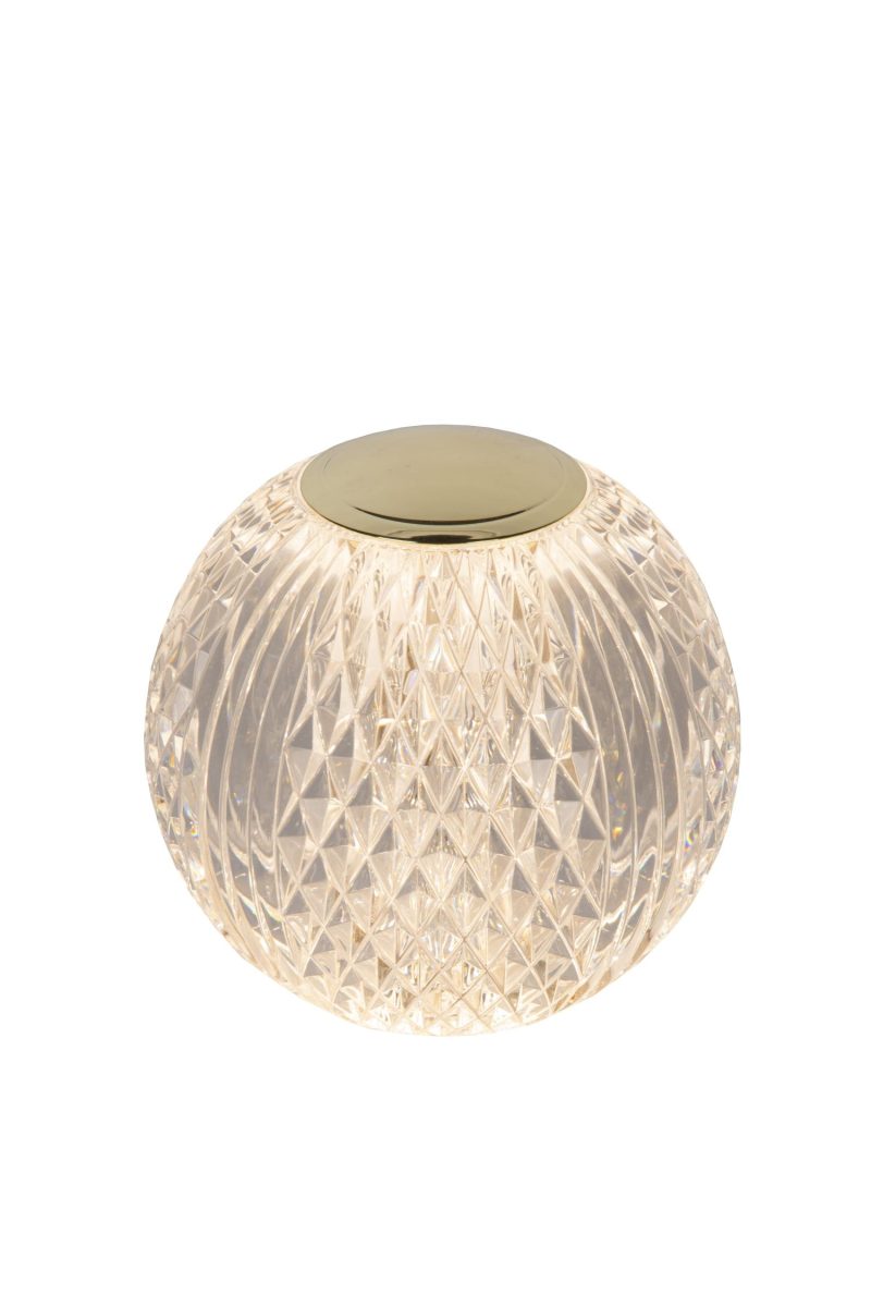 LUCIDE CINTRA - Lampe de Table Rechargeable - Batterie - Ø 11 cm - LED Dimmable