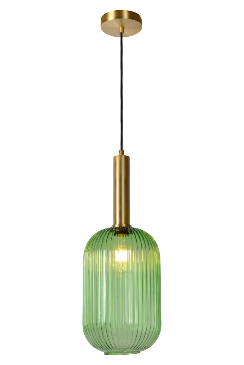 LUCIDE MALOTO - Hanglamp - Ø 20 cm - 1xE27 - Groen