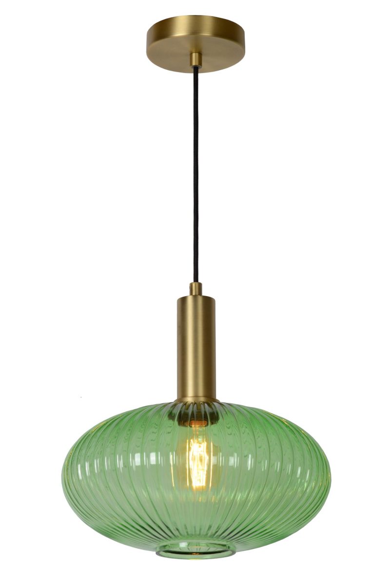 LUCIDE MALOTO - Lampada a Sospensione - Ø 30 cm - 1xE27 - Verde