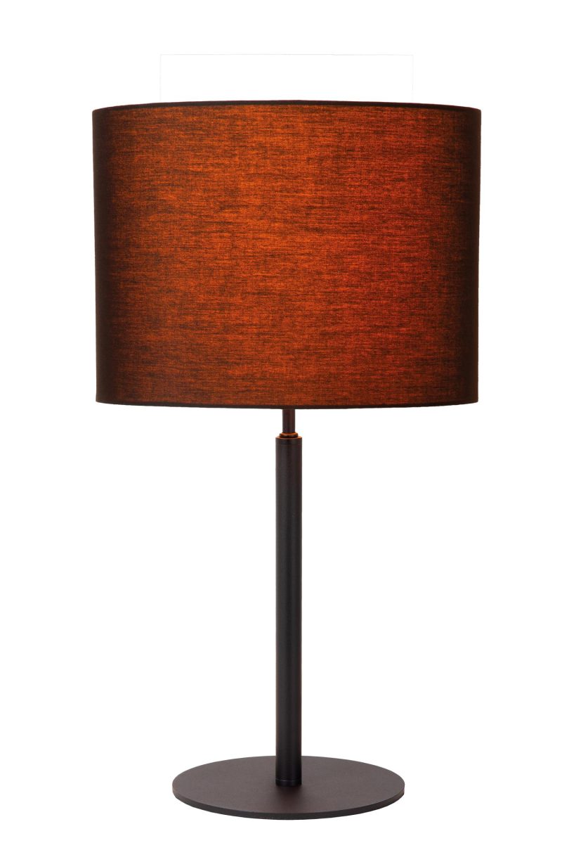 LUCIDE MAYA - Table Lamp - Ø 26 cm - 1xE27 - Black