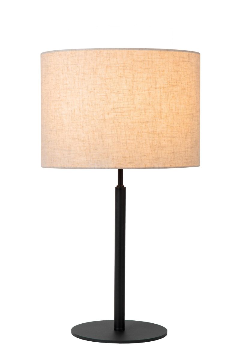 LUCIDE MAYA - Lampe de Table - Ø 26 cm - 1xE27 - Beige