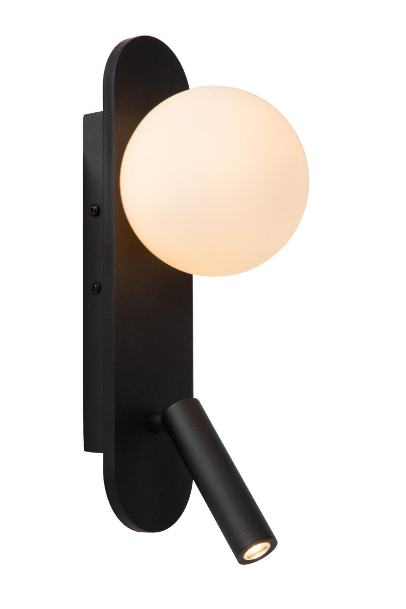 LUCIDE KELLY - Lampada da letto - LED - 1x3,5W 3000K - Nera