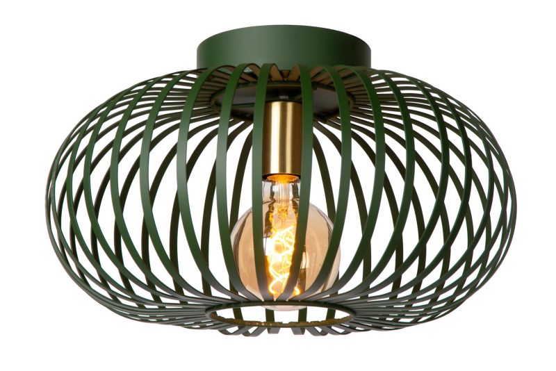 LUCIDE MANUELA - Ceiling Light - Ø 39.5 cm - 1xE27 - Green
