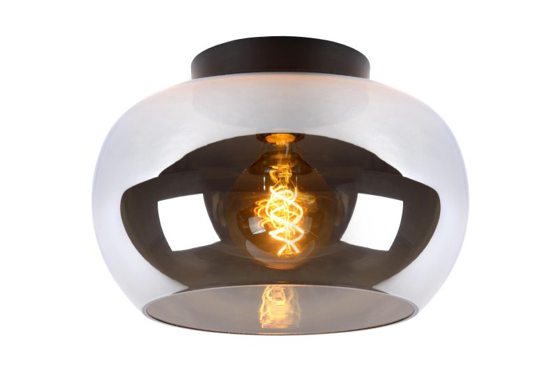LUCIDE JUDI - Ceiling Light - Ø 30.5 cm - 1xE27 - Fumé