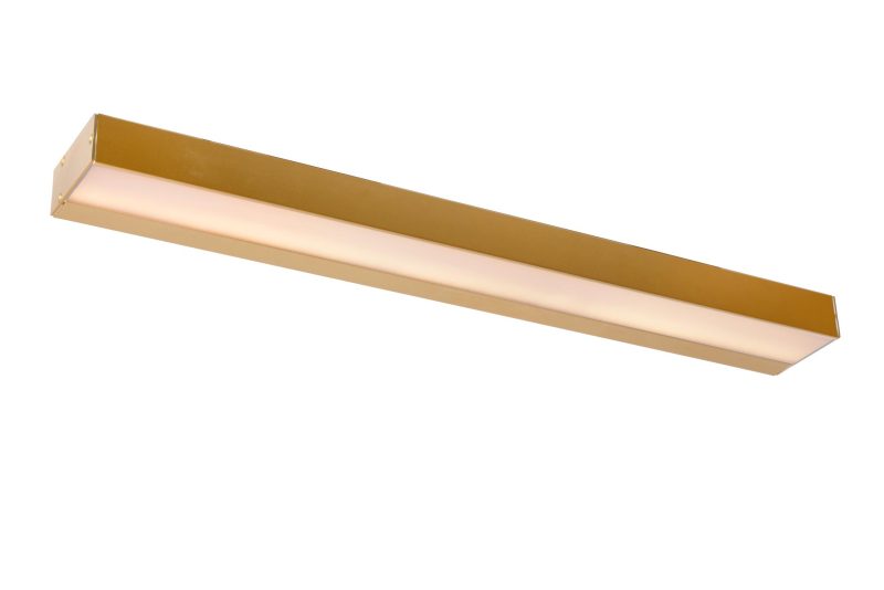 LUCIDE ALEXA - Applique da Bagno - LED - 1x8W 3000K - IP44 - Oro Opaco / Ottone