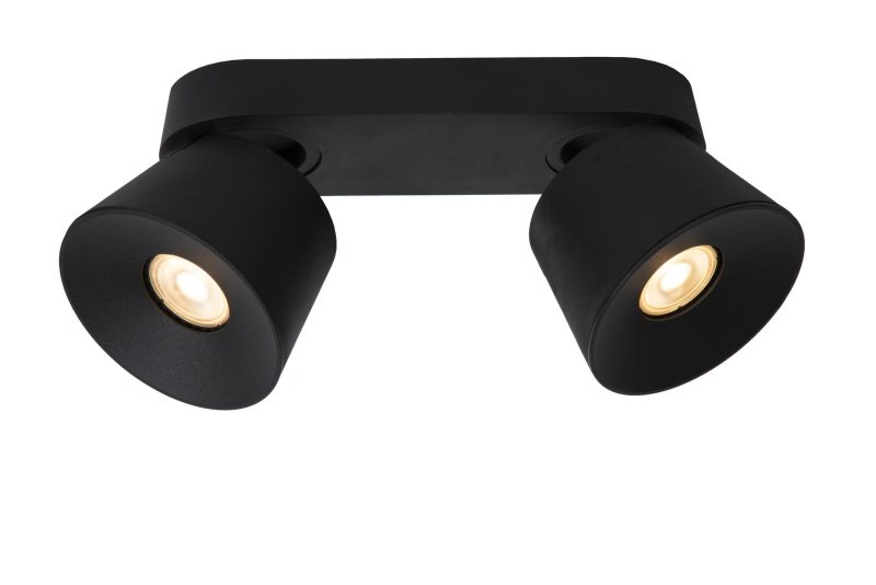LUCIDE TRIGONO - Faretto da Soffitto - 2xGU10 - Nero