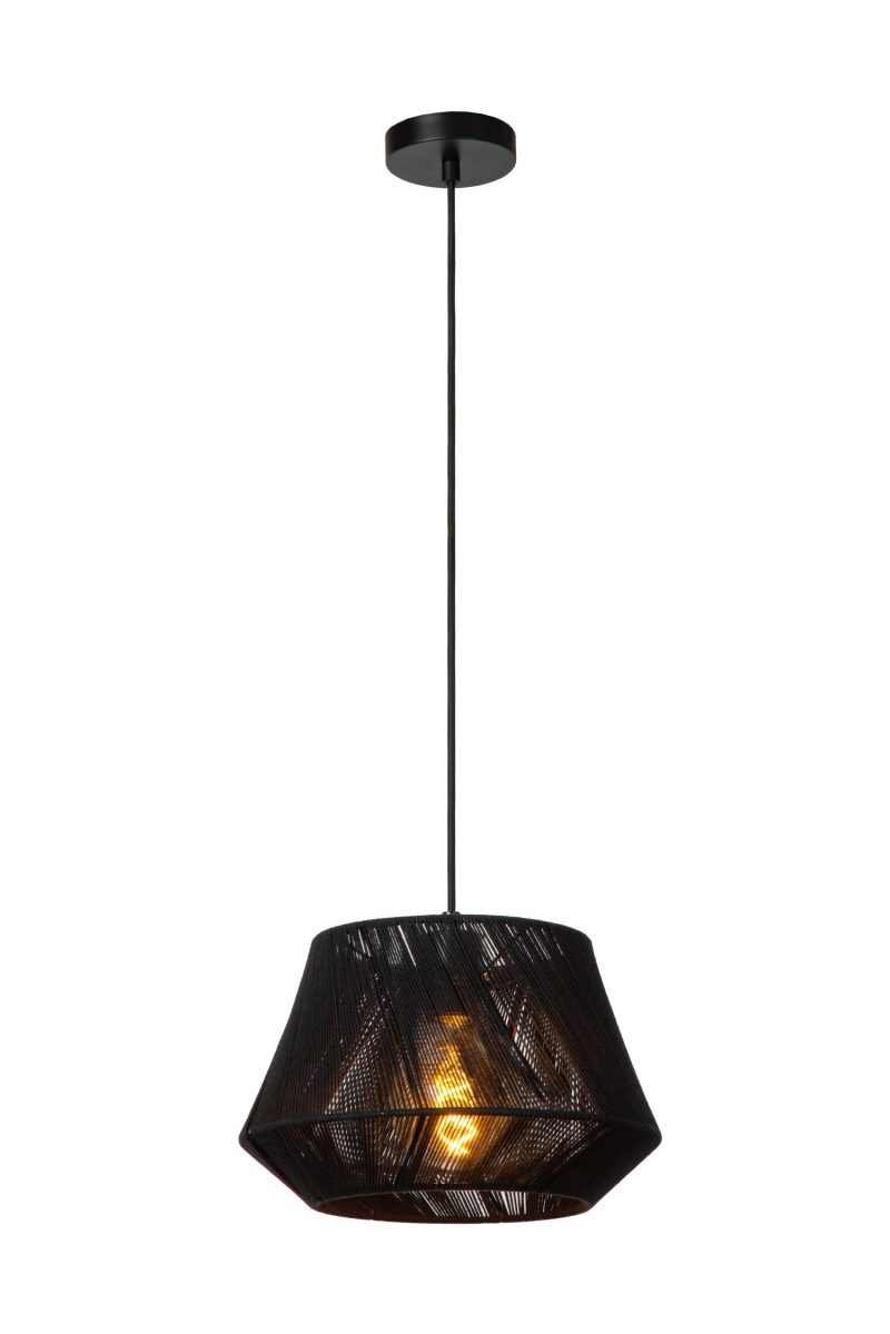 LUCIDE JESSICA - Pendelleuchte - 1xE27 - Schwarz