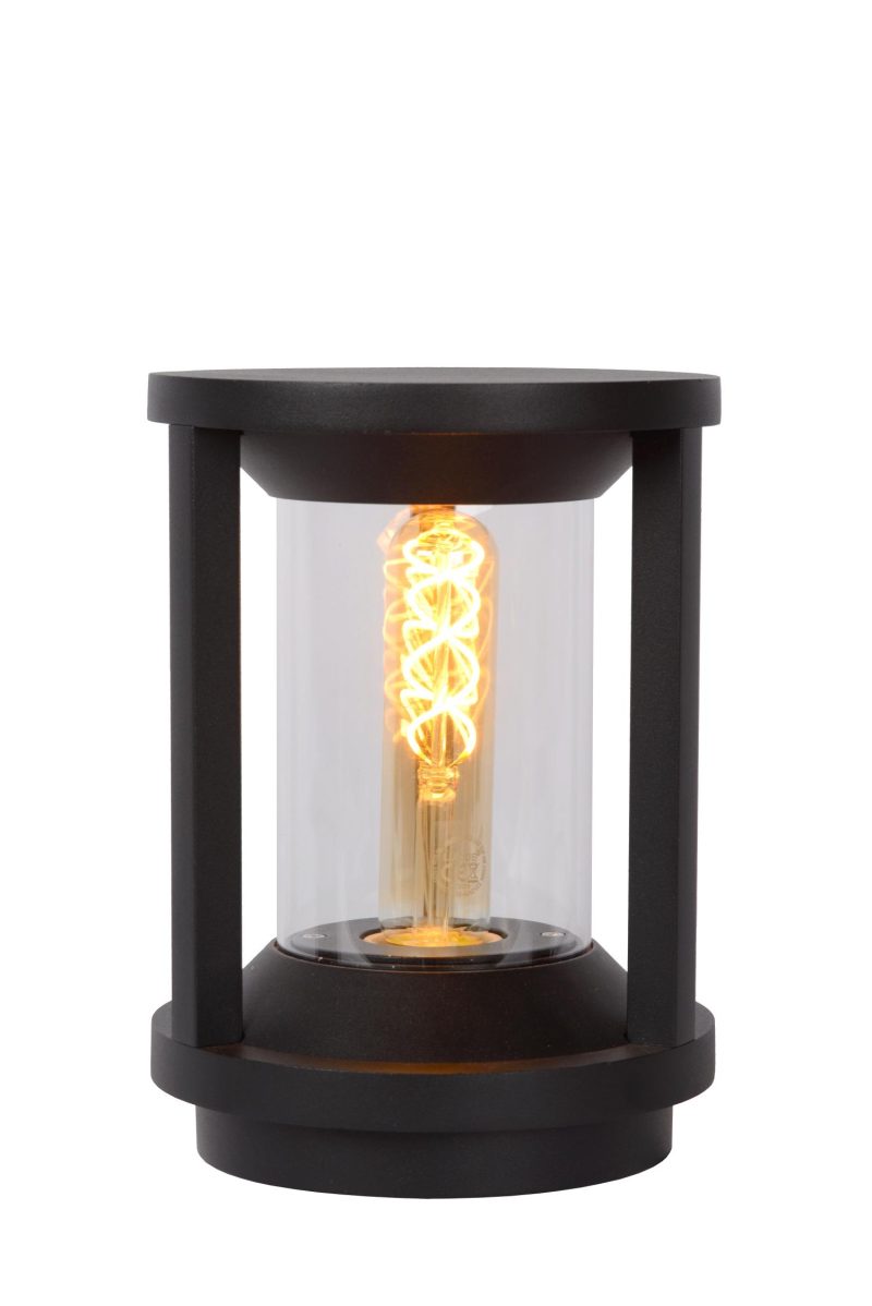 LUCIDE CADIX - Lampada da Giardino - Ø 16 cm - 1xE27 - IP65 - Nera