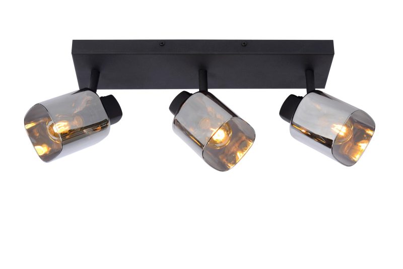 LUCIDE ALION - Faretto da Soffitto - 3xE14 - Nero