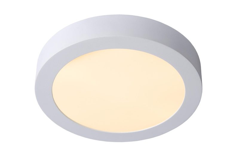 LUCIDE BRICE-LED - Bathroom Ceiling Light - Ø 24 cm - Dimmable LED