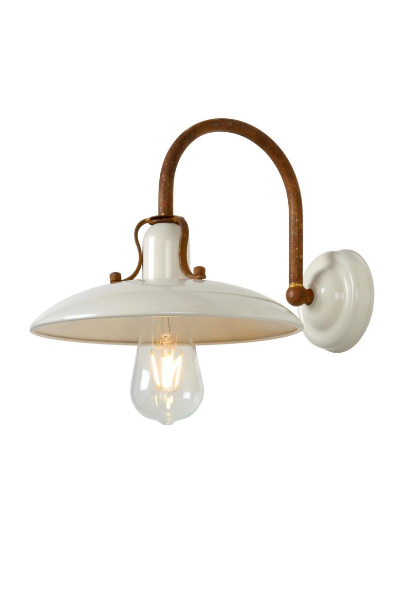 LUCIDE RÖMER - Aplique - 1xE27 - Beige