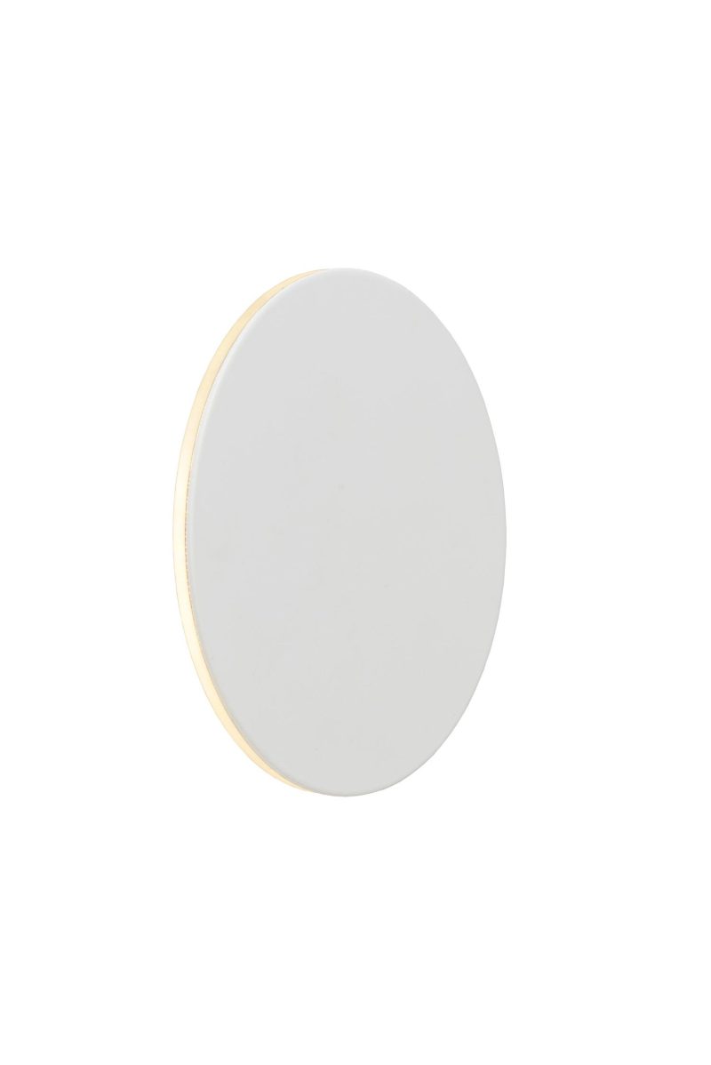 LUCIDE EKLYPS LED - Wandleuchte - Ø 15 cm - LED - 1x6W 3000K - Weiß