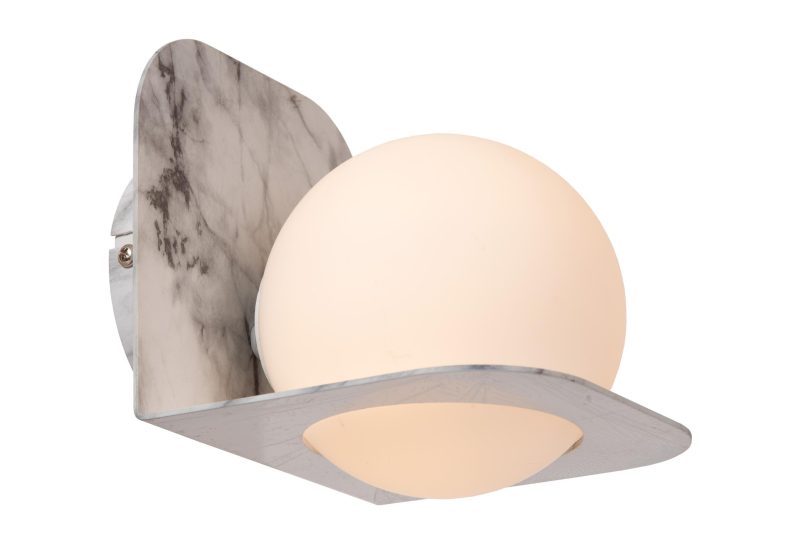 LUCIDE DAVY - Applique da Bagno - 1xG9 - IP44 - Grigio