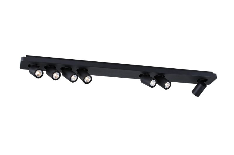 Fantasia Nysit ceiling lamp 7-light GU10 LED dimmable black 1135mm