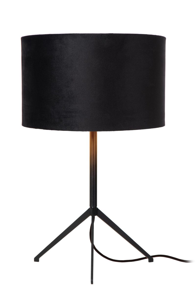 LUCIDE TONDO - Table Lamp - Ø 30 cm - 1xE27 - Black