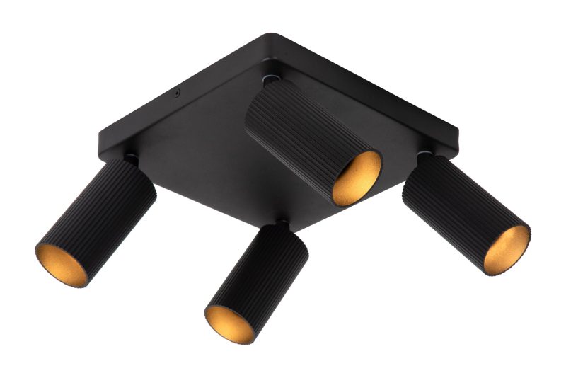 LUCIDE CLUBS - Plafoniera - 4xGU10 - Nera