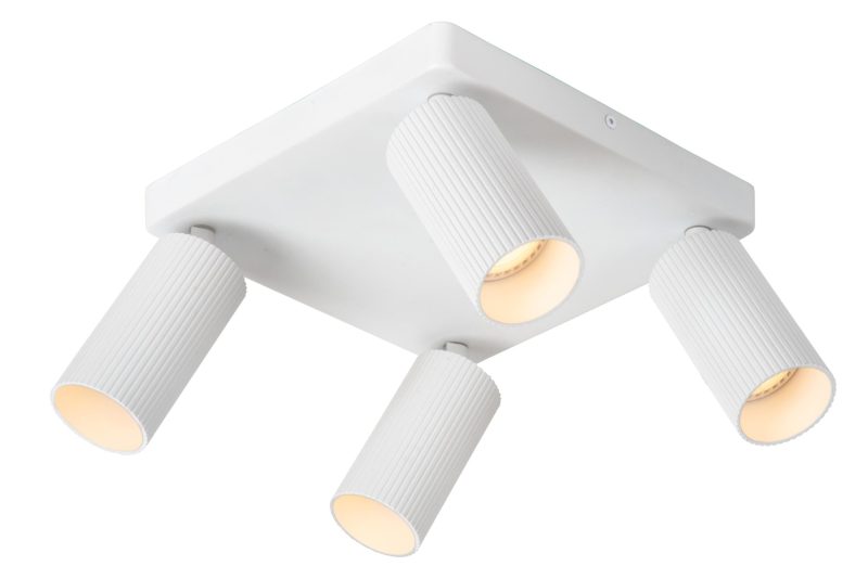 LUCIDE CLUBS - Plafondspot - 4xGU10 - Wit