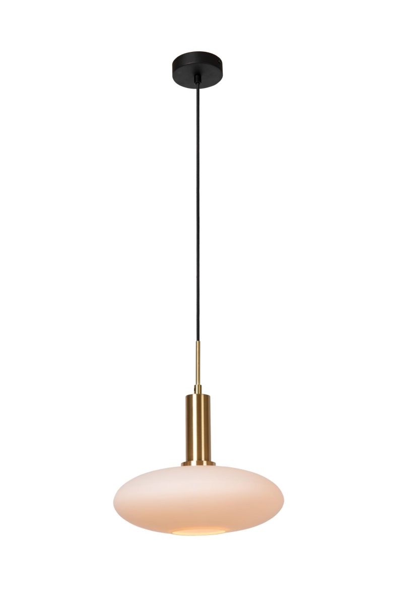 LUCIDE SINGALA - Lampada a Sospensione - Ø 30 cm - 1xE27 - Oro Opaco / Ottone