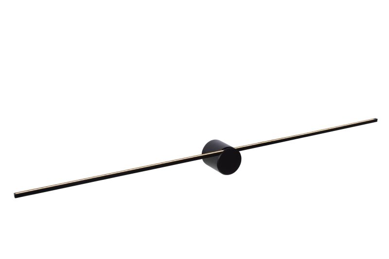LUCIDE MIZAR - Applique da Bagno - LED - 1x10W 2700K - IP44 - Nero