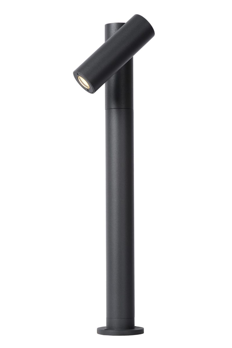 LUCIDE TATUM - Außenstehlampe - LED - 1x4,5W 3000K - IP65 - Anthrazit