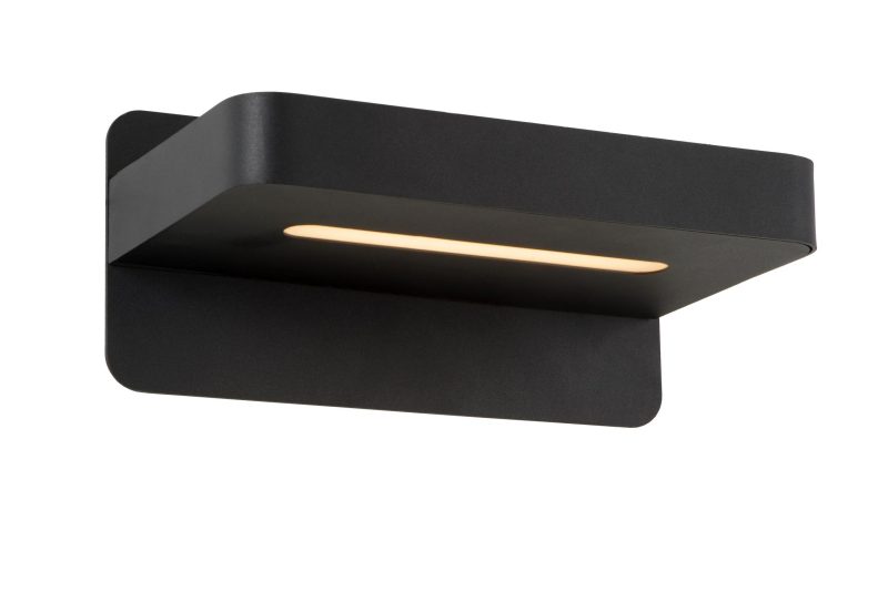 LUCIDE ATKIN - Bedlamp - LED - 1x6W 3000K - Met USB oplaadpunt - Zwart