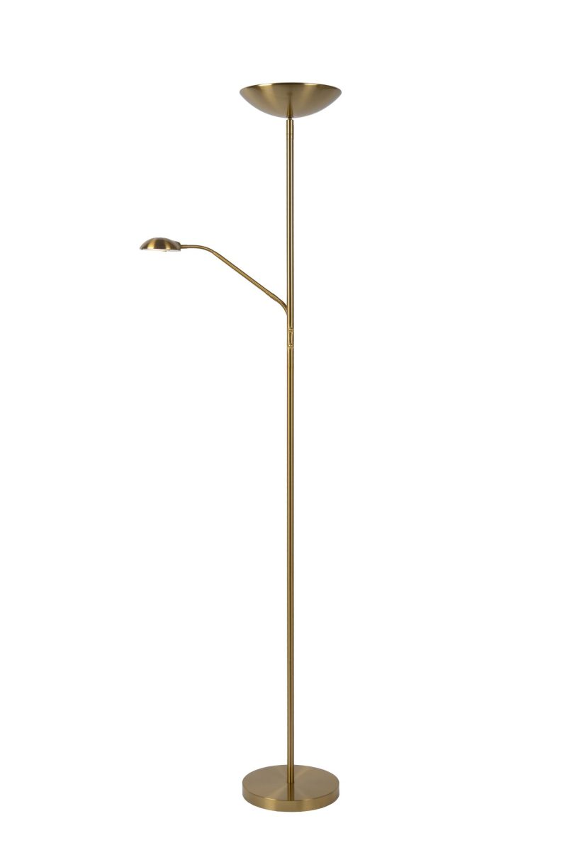 LUCIDE ZENITH - Leeslamp - LED Dimb. - 3000K - Mat Goud / Messing