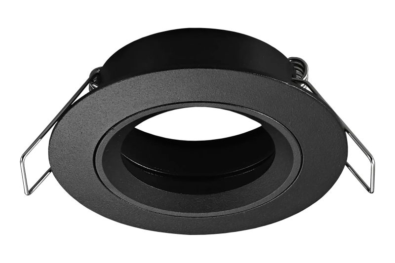 Fantasia Saturn Einbaustrahler GU10 fest mattschwarz 80mm (ohne Lampe)