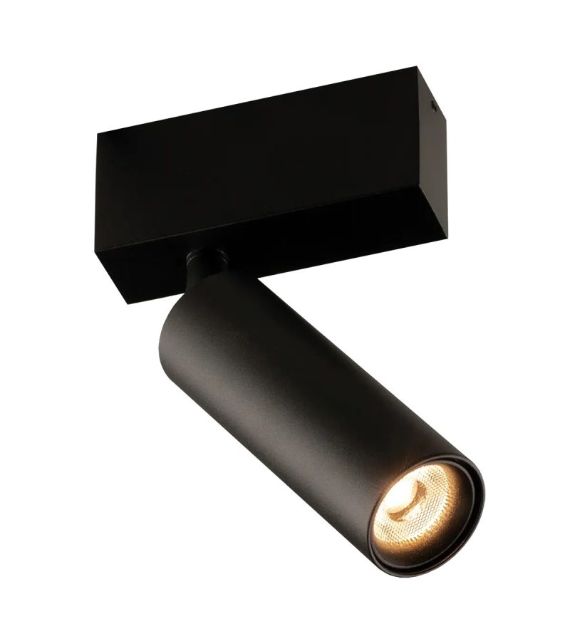Fantasia Lopal LED plafondspot zwart richtbaar 4,5W 2700K dimbaar