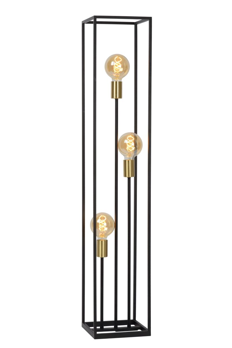 LUCIDE RUBEN - Stehlampe - 3xE27 - Schwarz