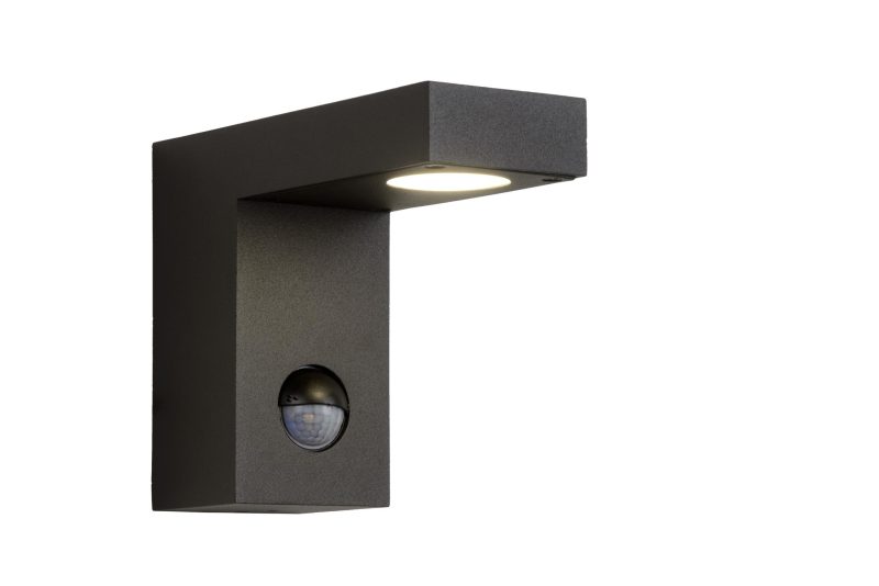 LUCIDE TEXAS-IR - Außen Wandspot - LED - 1x7W 3000K - IP54 - Anthrazit