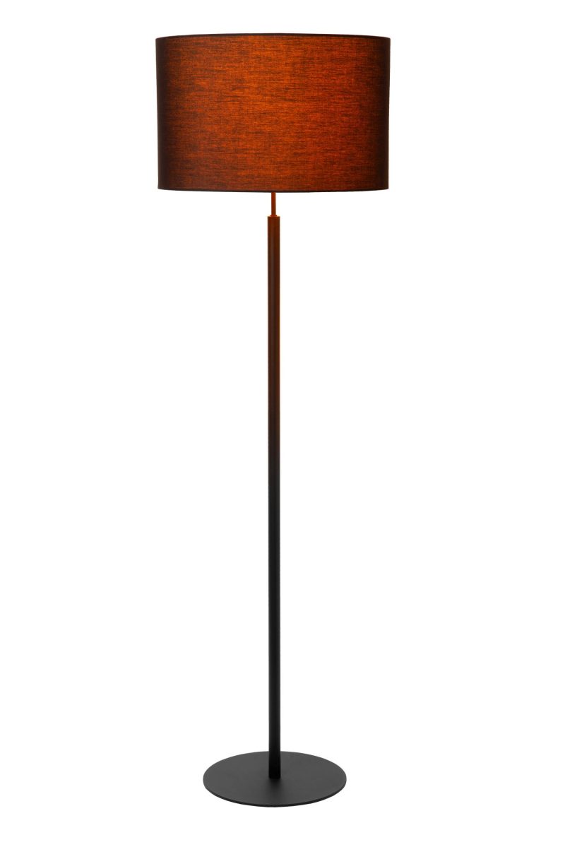 LUCIDE MAYA - Lampada da terra - Ø 45 cm - 1xE27 - Nera