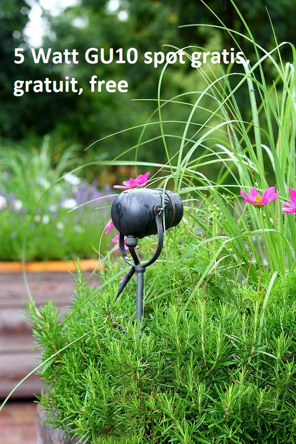 Authentage Gartenstrahler GU10 90 cm Bronze Messingguss IP55 außen