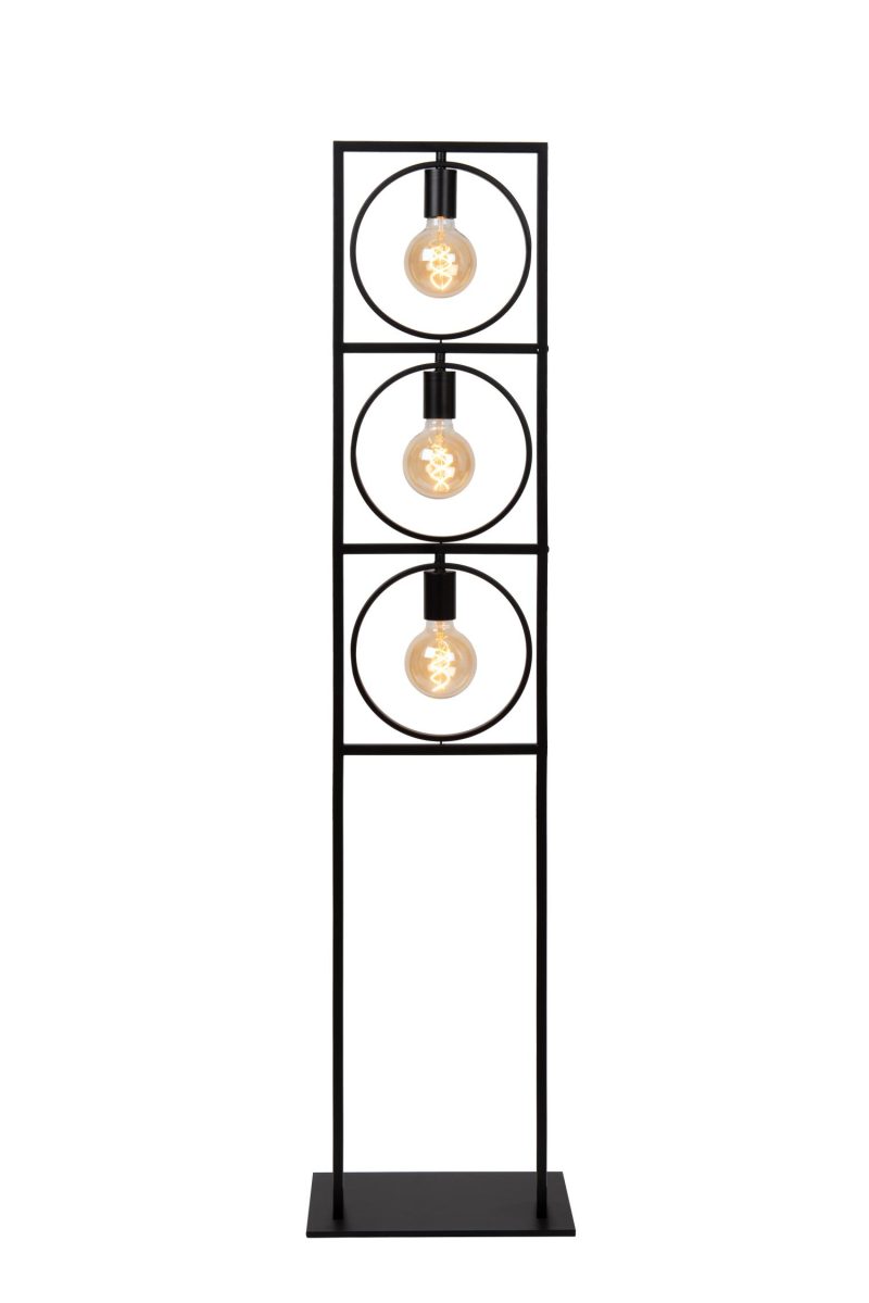 LUCIDE SUUS - Stehlampe - 3xE27 - Schwarz