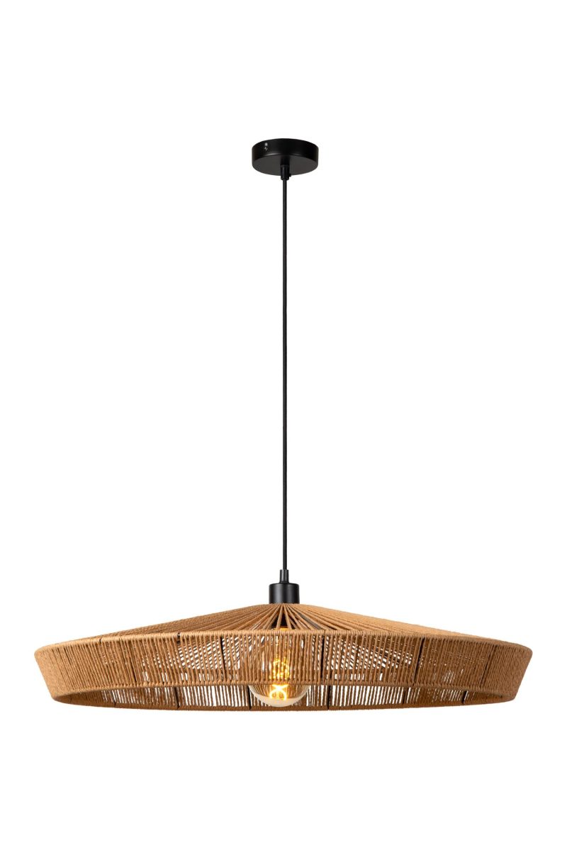 LUCIDE YUNKAI - Lampada a Sospensione - Ø 70 cm - 1xE27 - Naturale
